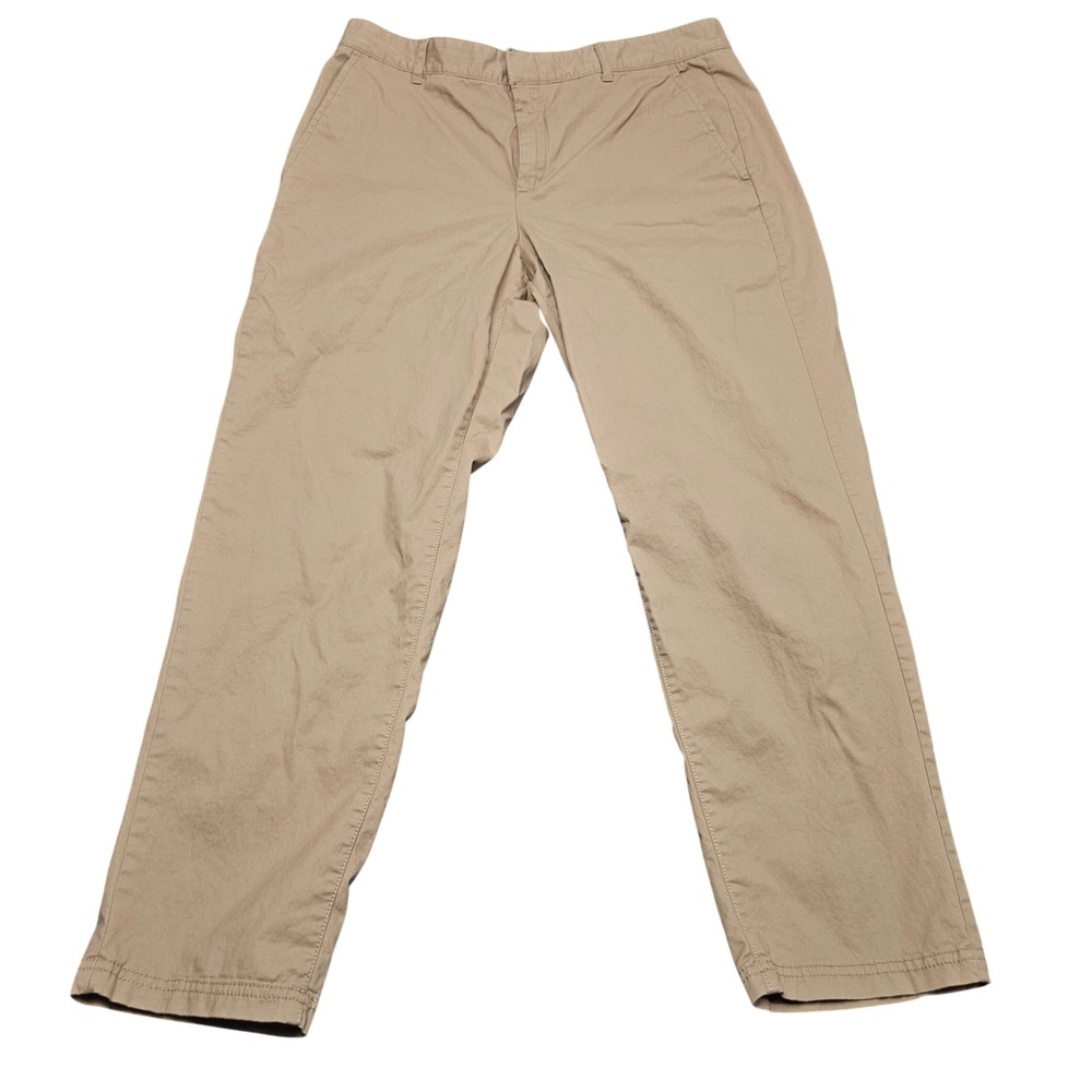 Banana Republic Womens Khaki Chino Pants Size 8 Straight Leg Smart Casual Career